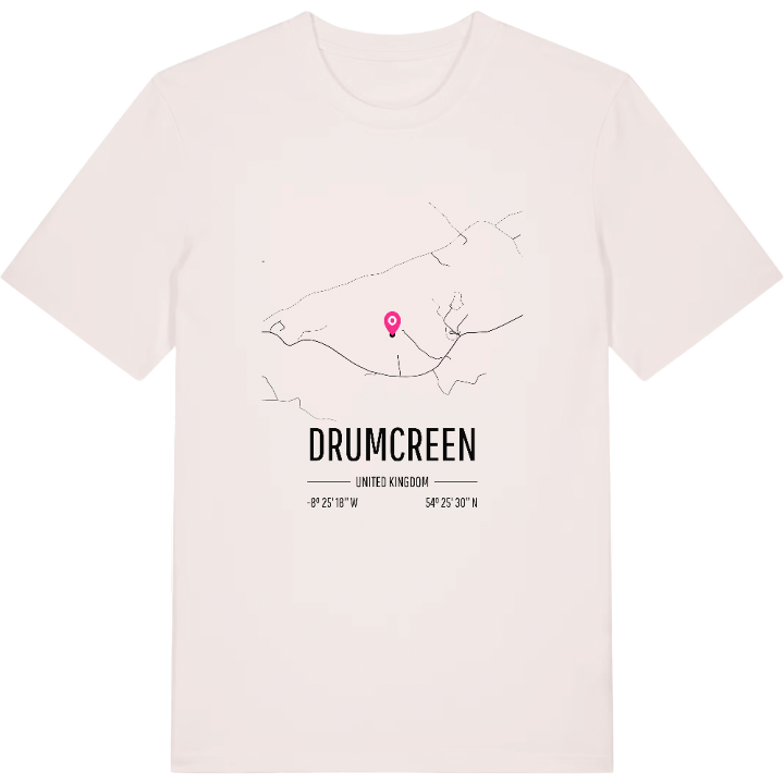 Drumcreen karta t-shirt – t-shirt från PinShirt