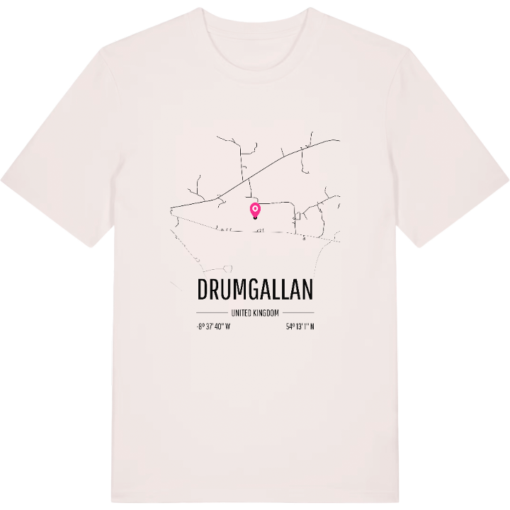 Drumgallan karta t-shirt – t-shirt från PinShirt