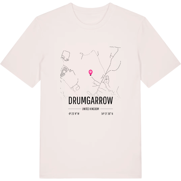 Drumgarrow karta t-shirt – t-shirt från PinShirt