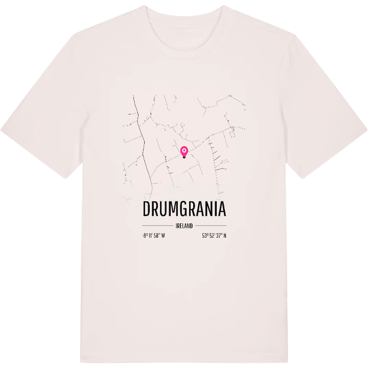 Drumgrania karta t-shirt – t-shirt från PinShirt