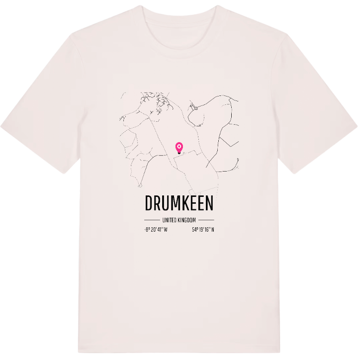Drumkeen karta t-shirt – t-shirt från PinShirt