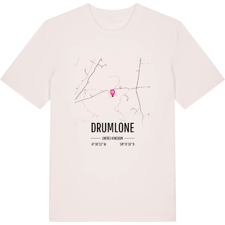 Drumlone karta t-shirt – t-shirt från PinShirt