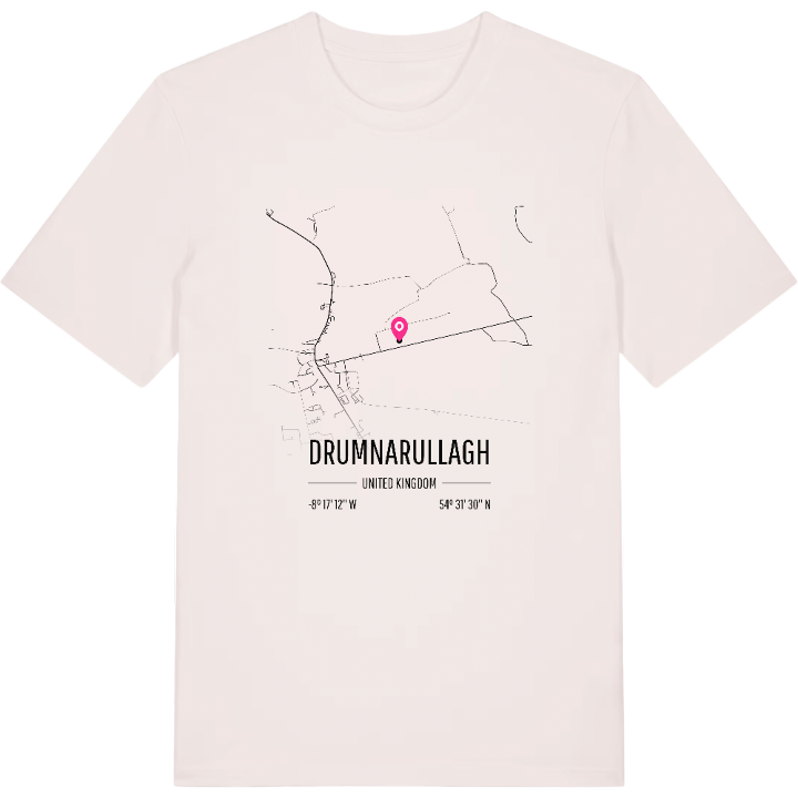 Drumnarullagh karta t-shirt – t-shirt från PinShirt