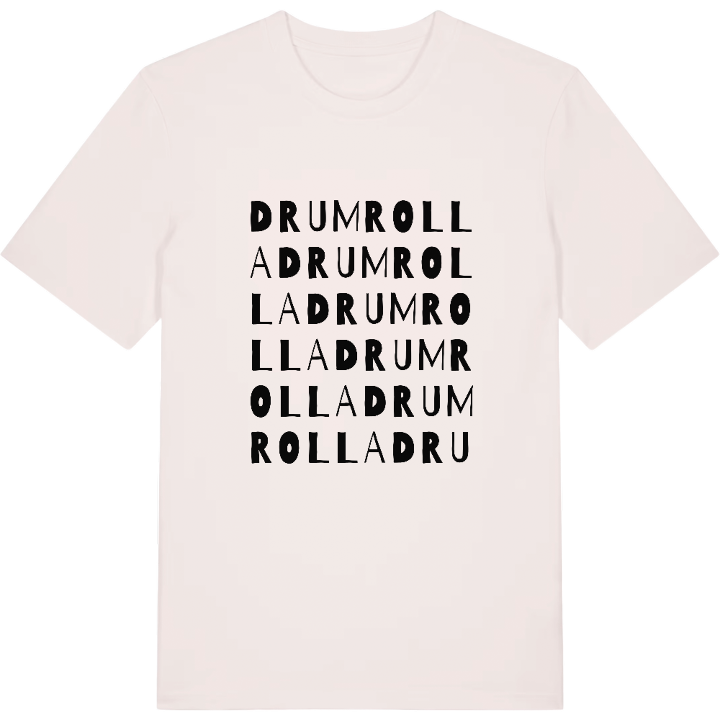 Drumrolla ordlek t-shirt – t-shirt från PinShirt