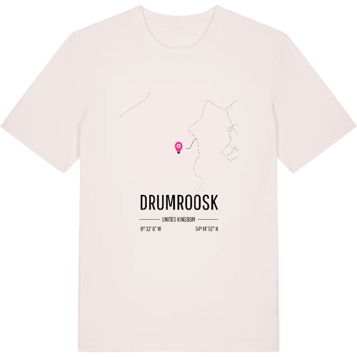 Drumroosk karta t-shirt – t-shirt från PinShirt
