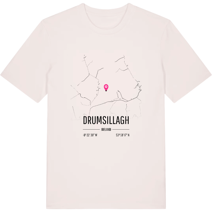 Drumsillagh karta t-shirt – t-shirt från PinShirt