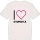 Jag älskar Drumskea t-shirt stort tryck