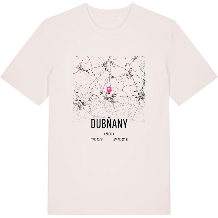 Dubňany karta t-shirt – t-shirt från PinShirt