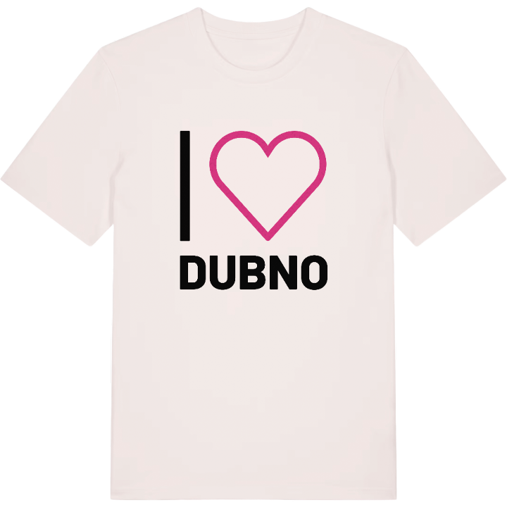 Jag älskar Dubno t-shirt stort tryck – t-shirt från PinShirt