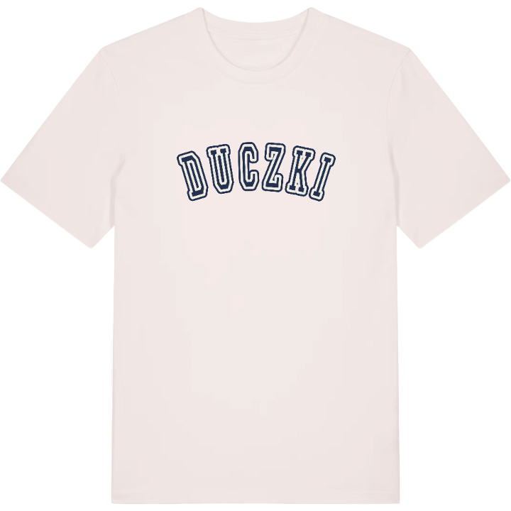 Duczki college t-shirt – t-shirt från PinShirt