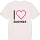 Jag älskar Dudince t-shirt stort tryck