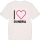 Jag älskar Dundra t-shirt stort tryck