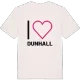 Jag älskar Dunhall t-shirt stort tryck