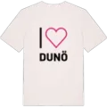 Jag älskar Dunö t-shirt stort tryck