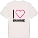 Jag älskar Dunroe t-shirt stort tryck