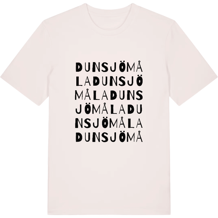 Dunsjömåla ordlek t-shirt – t-shirt från PinShirt
