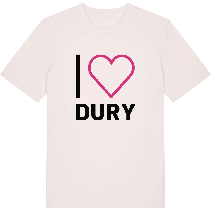 Jag älskar Dury t-shirt stort tryck – t-shirt från PinShirt