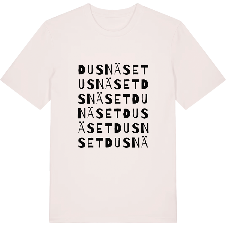 Dusnäset ordlek t-shirt – t-shirt från PinShirt