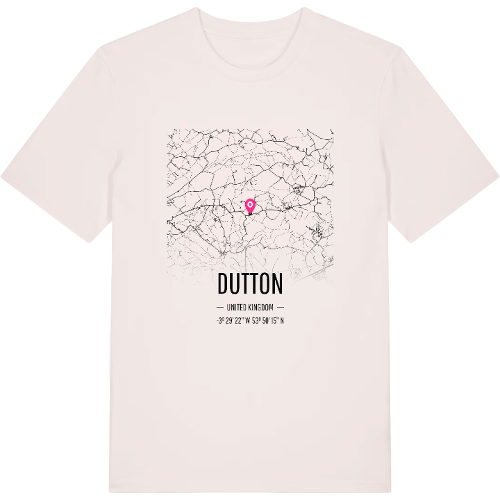 Dutton karta t-shirt – t-shirt från PinShirt