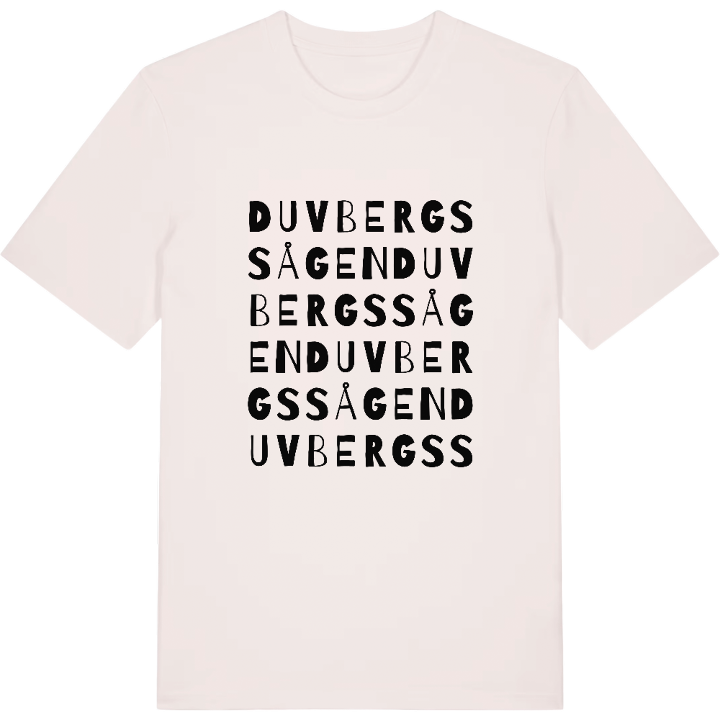 Duvbergssågen ordlek t-shirt – t-shirt från PinShirt