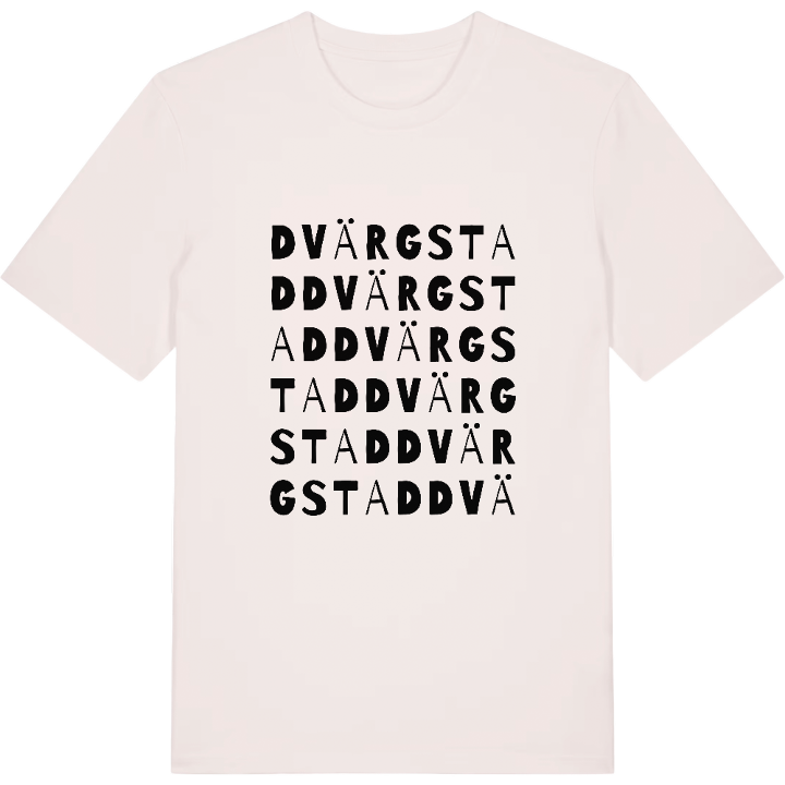 Dvärgstad ordlek t-shirt – t-shirt från PinShirt