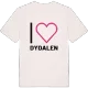Jag älskar Dydalen t-shirt stort tryck