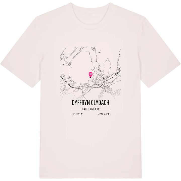 Dyffryn Clydach karta t-shirt – t-shirt från PinShirt
