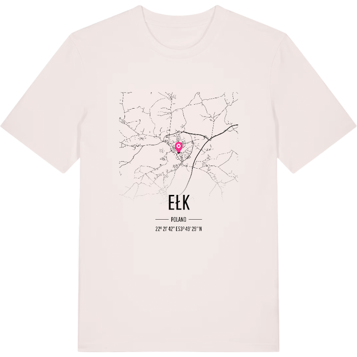 Ełk karta t-shirt – t-shirt från PinShirt