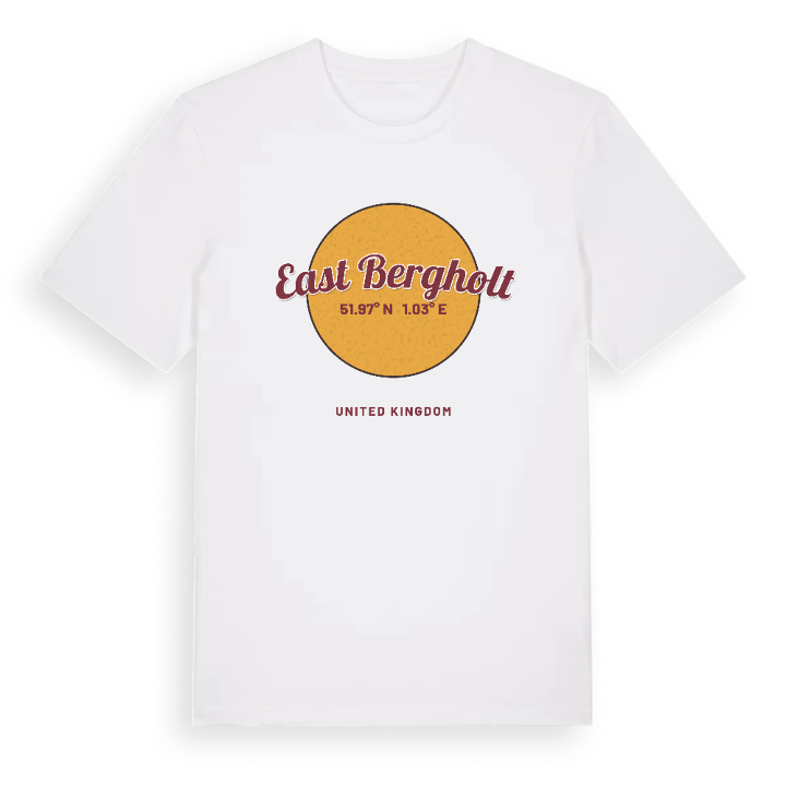 East Bergholt cirkel t-shirt – t-shirt från PinShirt
