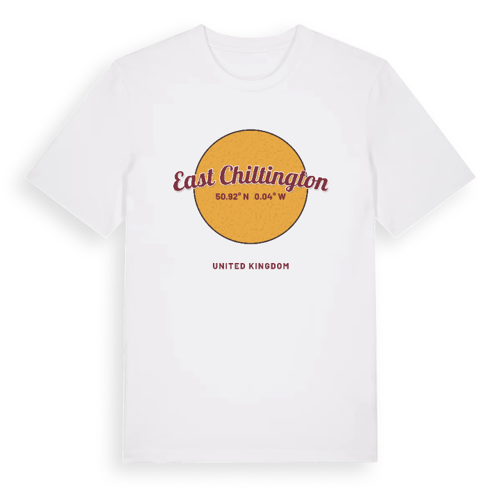 East Chiltington cirkel t-shirt – t-shirt från PinShirt