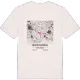 East Staffordshire karta t-shirt