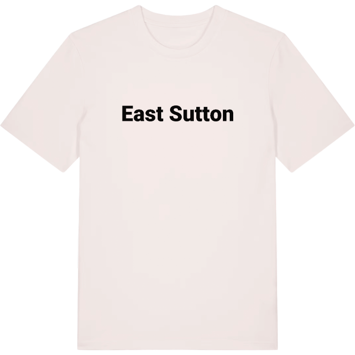East Sutton fetstil t-shirt – t-shirt från PinShirt