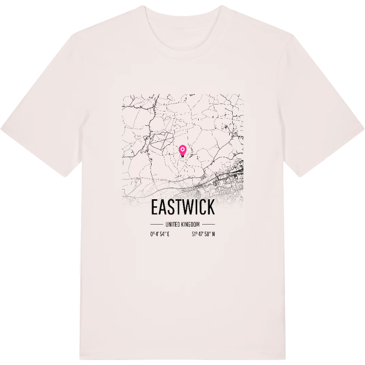 Eastwick karta t-shirt – t-shirt från PinShirt