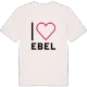 Jag älskar Ebel t-shirt stort tryck
