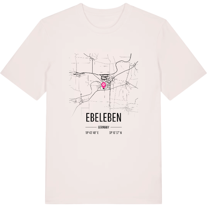 Ebeleben karta t-shirt – t-shirt från PinShirt