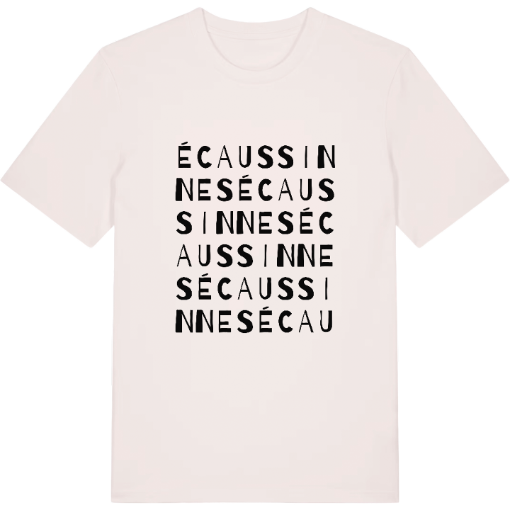 Écaussinnes ordlek t-shirt – t-shirt från PinShirt