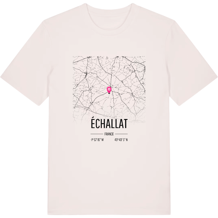 Échallat karta t-shirt – t-shirt från PinShirt