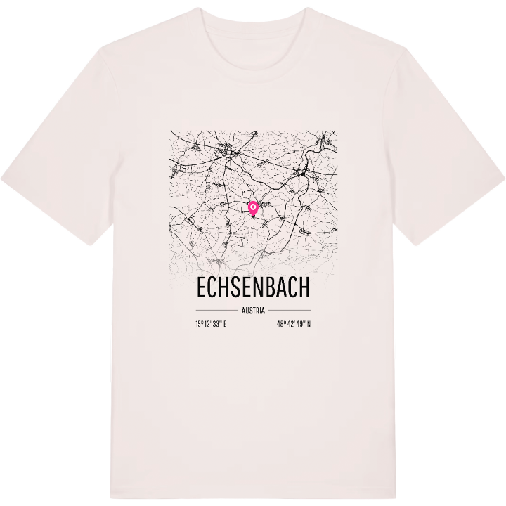 Echsenbach karta t-shirt – t-shirt från PinShirt