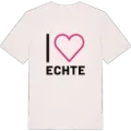 Jag älskar Echte t-shirt stort tryck