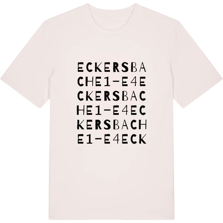 Eckersbach E 1 – E 4 ordlek t-shirt – t-shirt från PinShirt