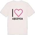 Jag älskar Łęczyca t-shirt stort tryck