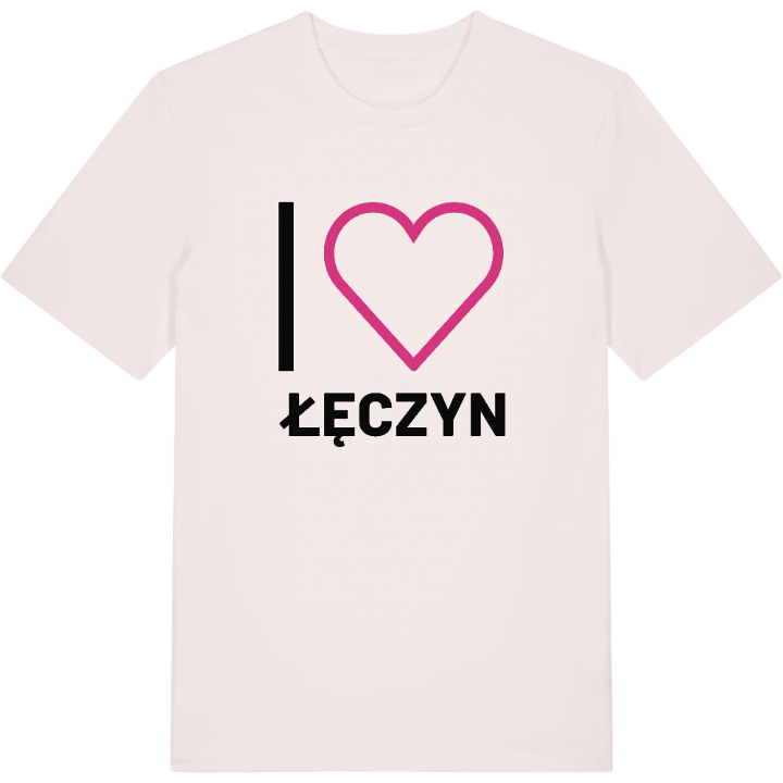 Jag älskar Łęczyn t-shirt stort tryck – t-shirt från PinShirt