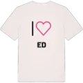Jag älskar Ed t-shirt stort tryck
