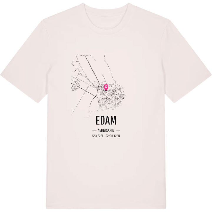 Edam karta t-shirt – t-shirt från PinShirt