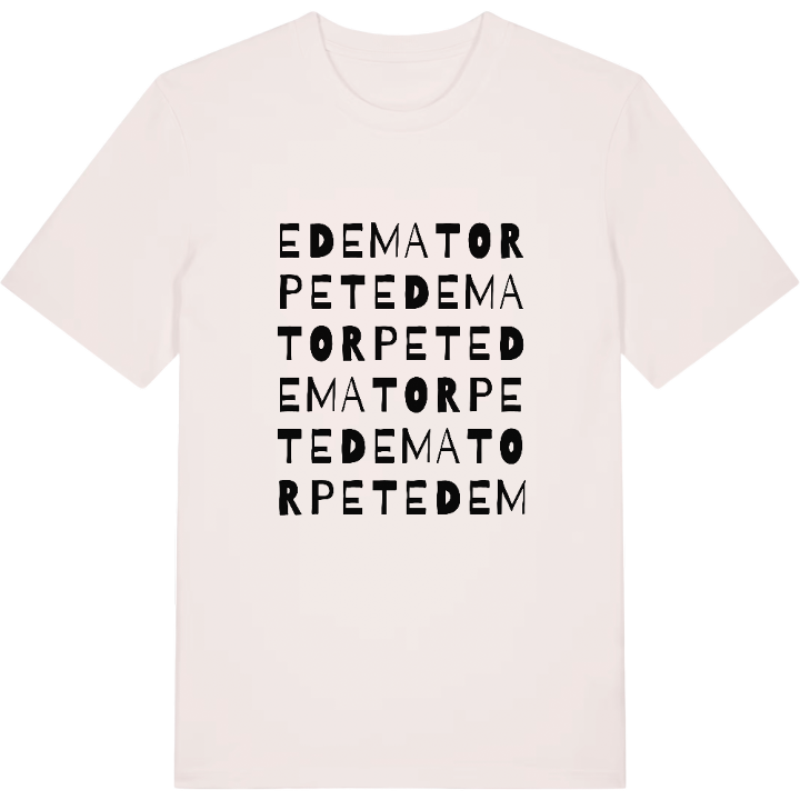 Edematorpet ordlek t-shirt – t-shirt från PinShirt