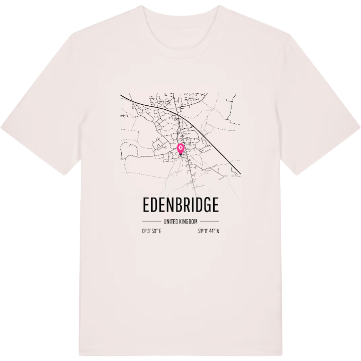 Edenbridge karta t-shirt – t-shirt från PinShirt