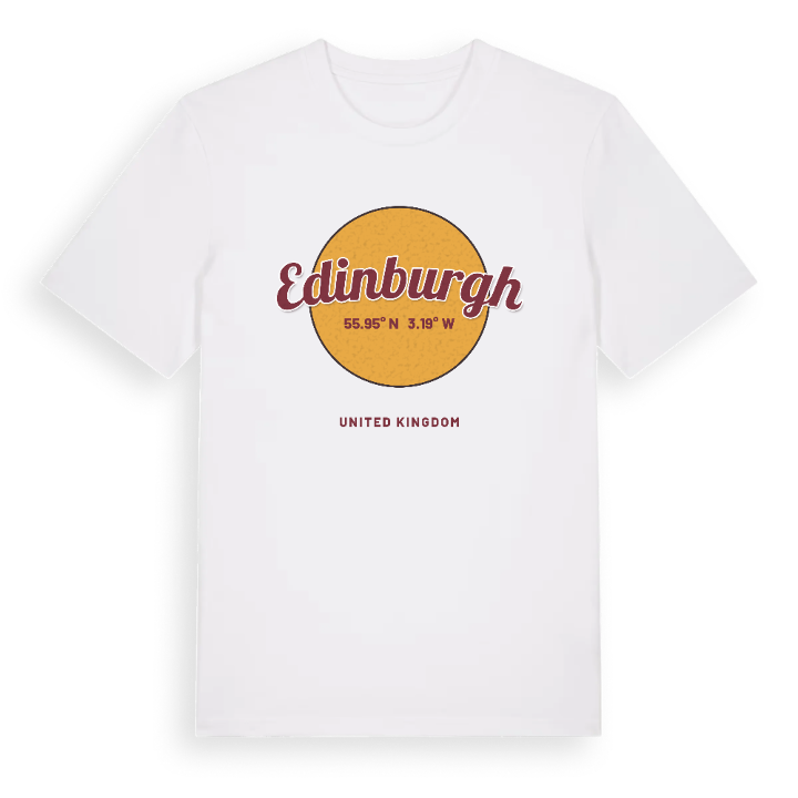 Edinburgh cirkel t-shirt – t-shirt från PinShirt