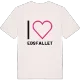 Jag älskar Edsfallet t-shirt stort tryck