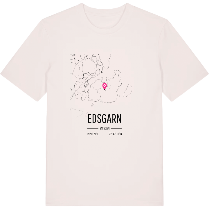 Edsgarn karta t-shirt – t-shirt från PinShirt