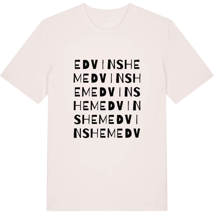Edvinshem ordlek t-shirt – t-shirt från PinShirt